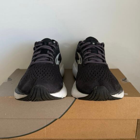 Brooks Ghost 16 Black/Grey/White Women Running Sneakers - SZ 8 - Picture 12 of 15